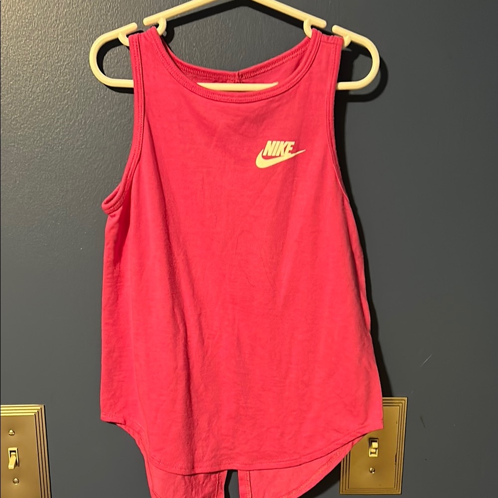 Nike Relaxed Orange Pink Sleeveless Tank Top
